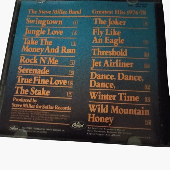 Steve Miller Band Greatest Hits 1974 1978 CD - Picture 3 of 5